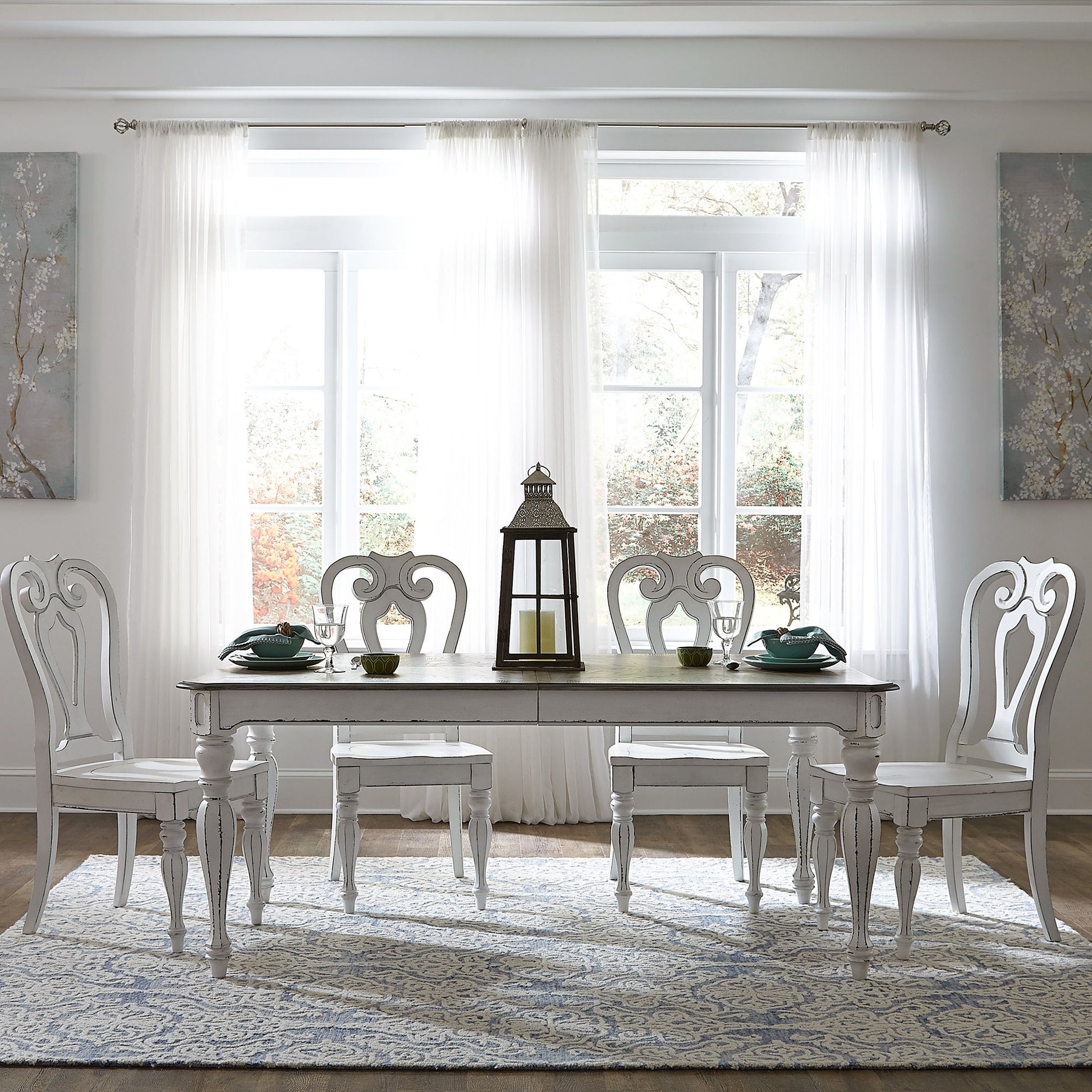 Magnolia Manor - Rectangular Table Set - Hornell Furniture Outlet