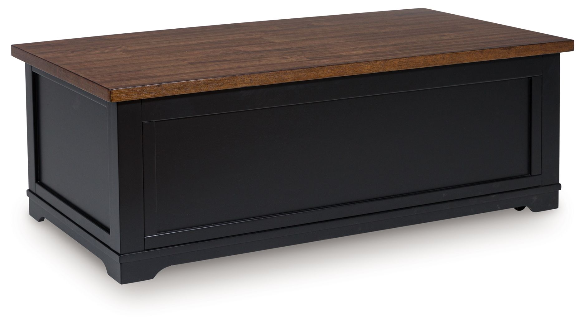 Wildenauer - Brown / Black - Lift Top Cocktail Table - Hornell Furniture Outlet