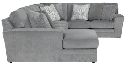 Glacier - Sectional With Included Accent Pillows - Hornell Furniture Outlet