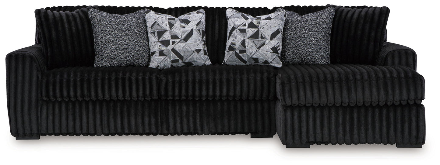 Midnight - Madness - Sectional - Hornell Furniture Outlet