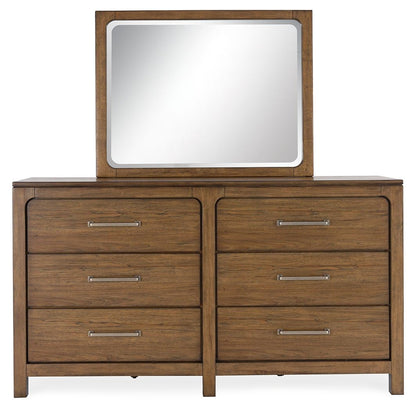 Cabalynn - Light Brown - Dresser And Mirror - Hornell Furniture Outlet