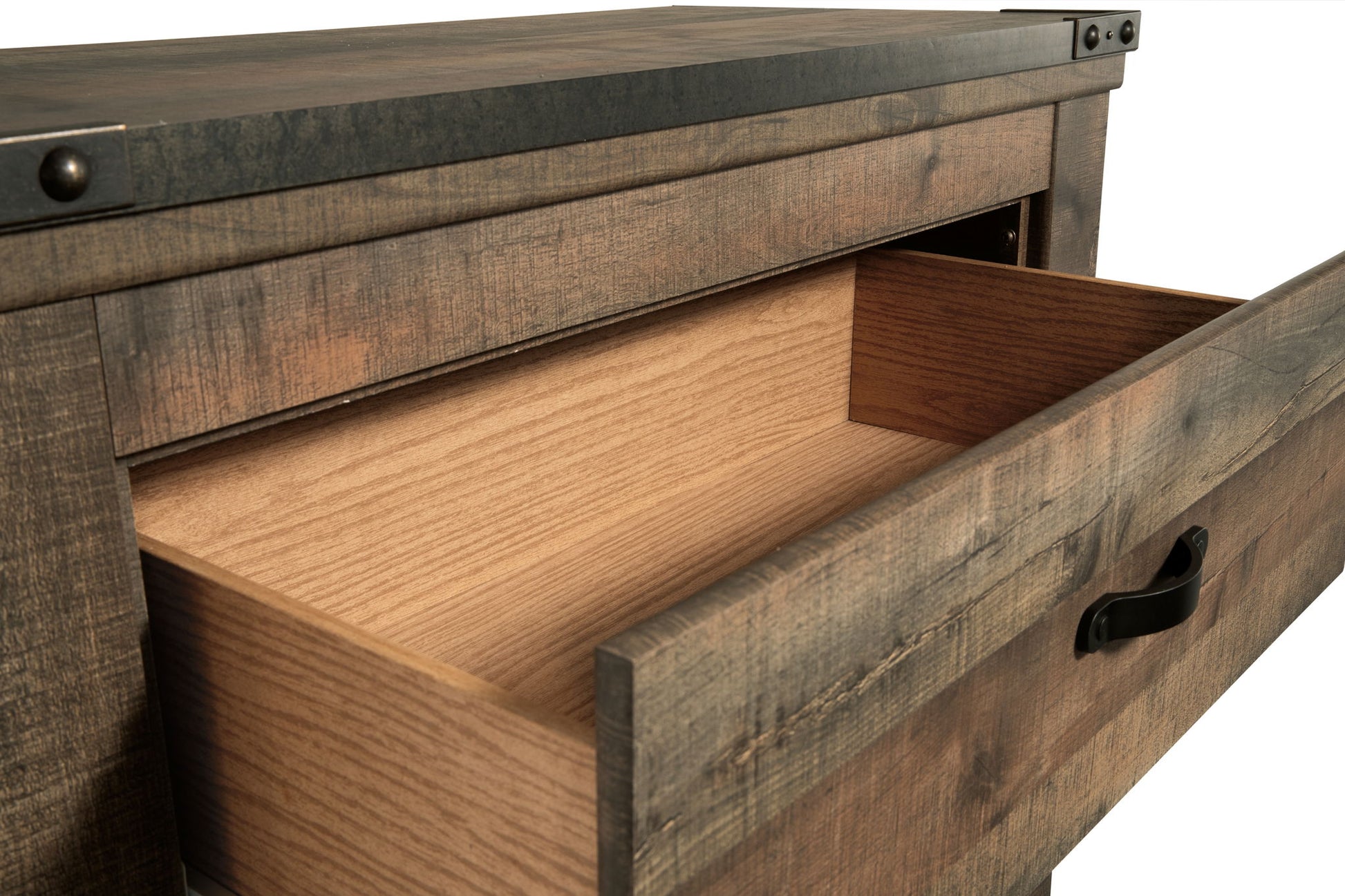 Trinell - Brown - Five Drawer Chest - Hornell Furniture Outlet