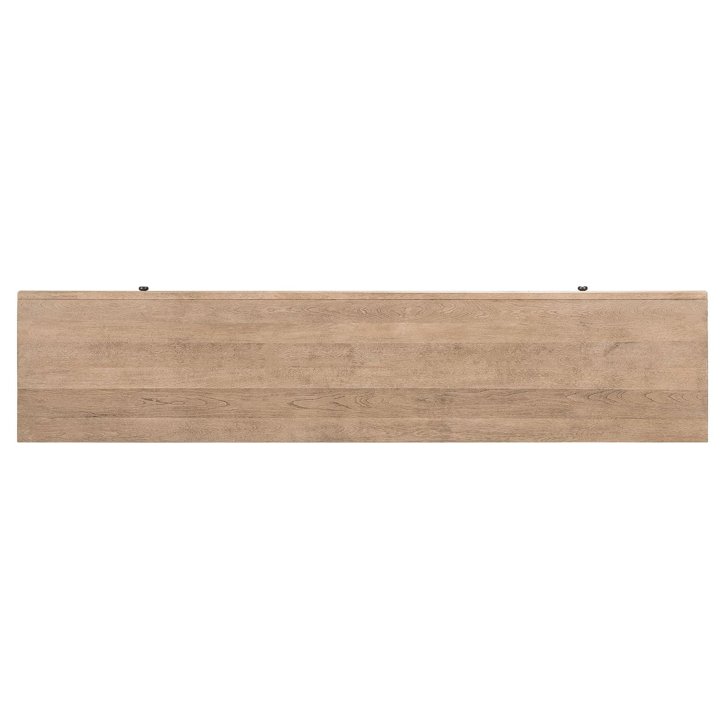 Fireplace TV Console - 82" Console With Fire FTS - Light Brown - Hornell Furniture Outlet