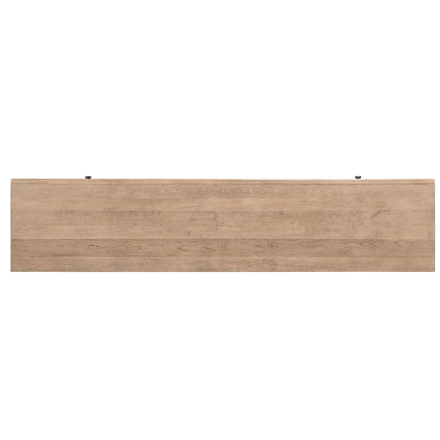 Fireplace TV Console - 82" Console With Fire FTS - Light Brown - Hornell Furniture Outlet