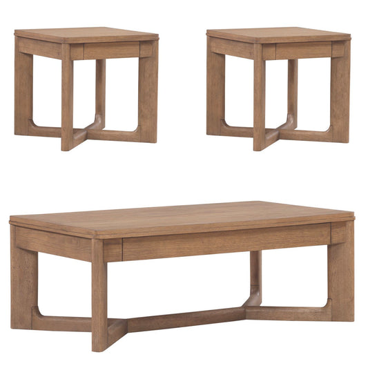 Ballentine - 3 Piece Set - Brown - Hornell Furniture Outlet