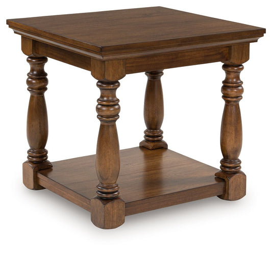 Sturlayne - Brown - Rectangular End Table - Hornell Furniture Outlet