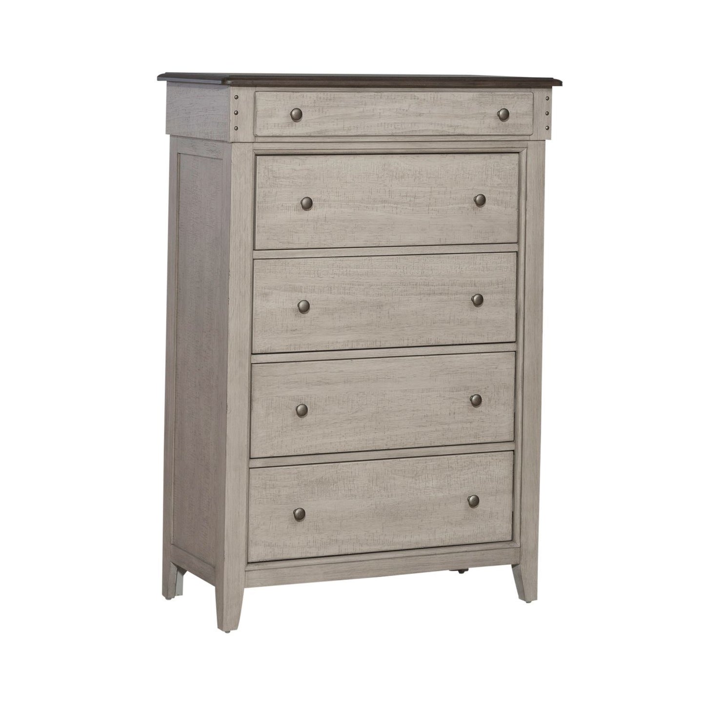 Ivy Hollow - 5 Drawer Chest - White - Hornell Furniture Outlet