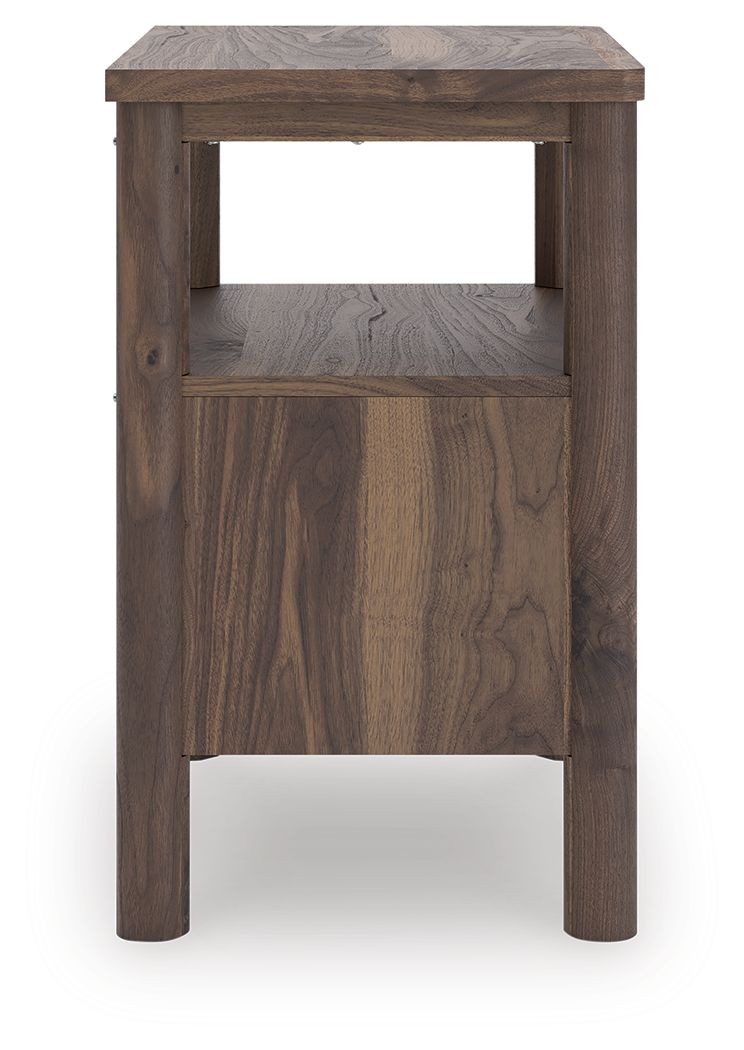 Pamytta - Brown - One Drawer Night Stand - Hornell Furniture Outlet