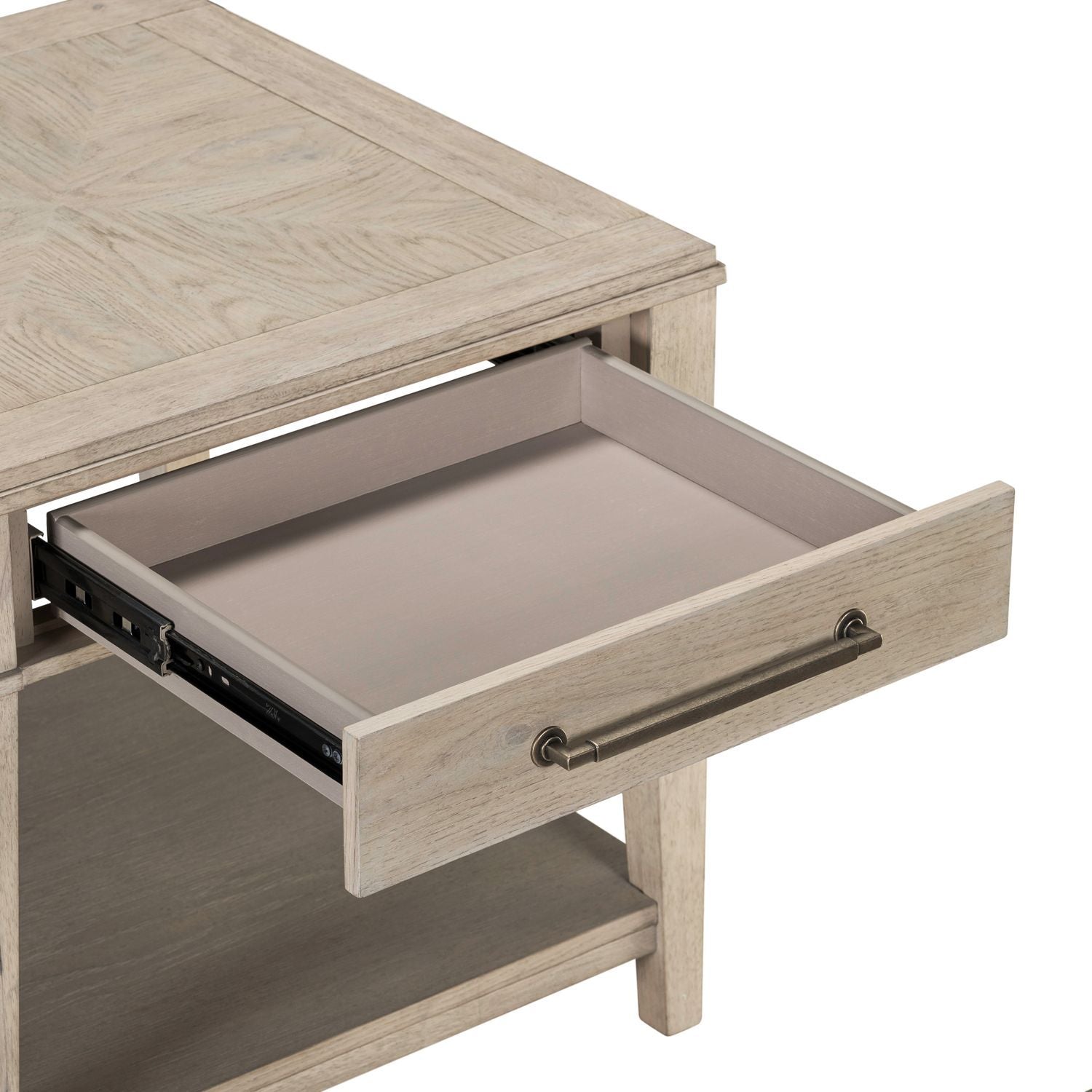 New Haven - End Table - Sanctuary White - Hornell Furniture Outlet