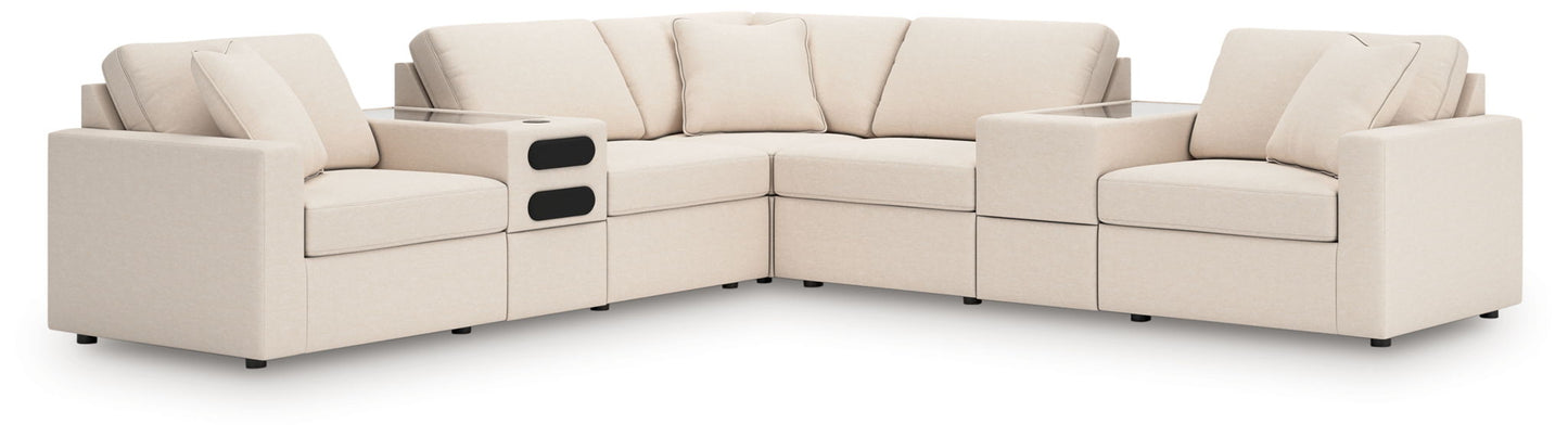 Modmax - Oyster - Sectional - Hornell Furniture Outlet