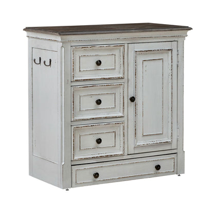 Magnolia Manor - Pet Feeder Cabinet - White - Hornell Furniture Outlet
