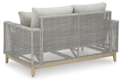 Seton Creek - Gray - 4 Pc. - Lounge Set - Hornell Furniture Outlet