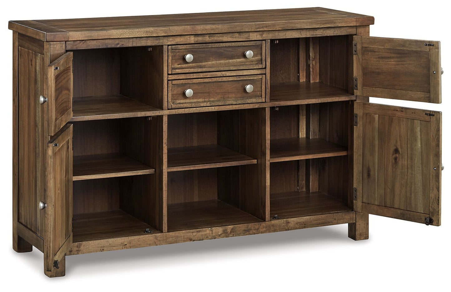 Moriville - Grayish Brown - Dining Room Server - Hornell Furniture Outlet