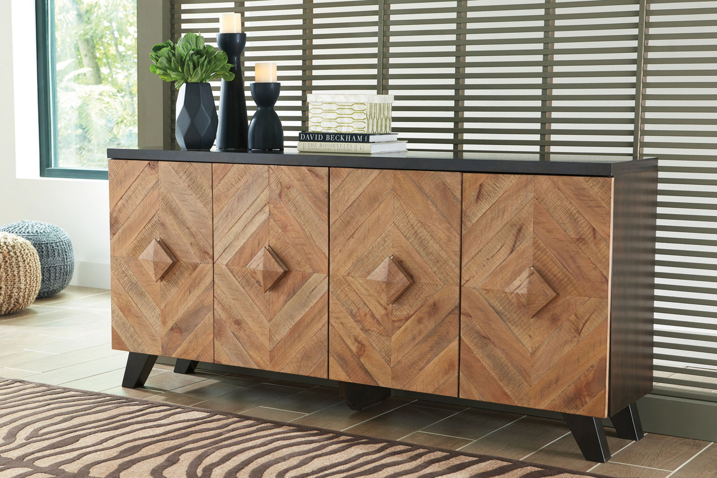 Robin Ridge - Brown / Beige - Accent Cabinet - Hornell Furniture Outlet