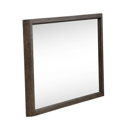 Cascade Falls - Mirror - Satin Espresso - Hornell Furniture Outlet