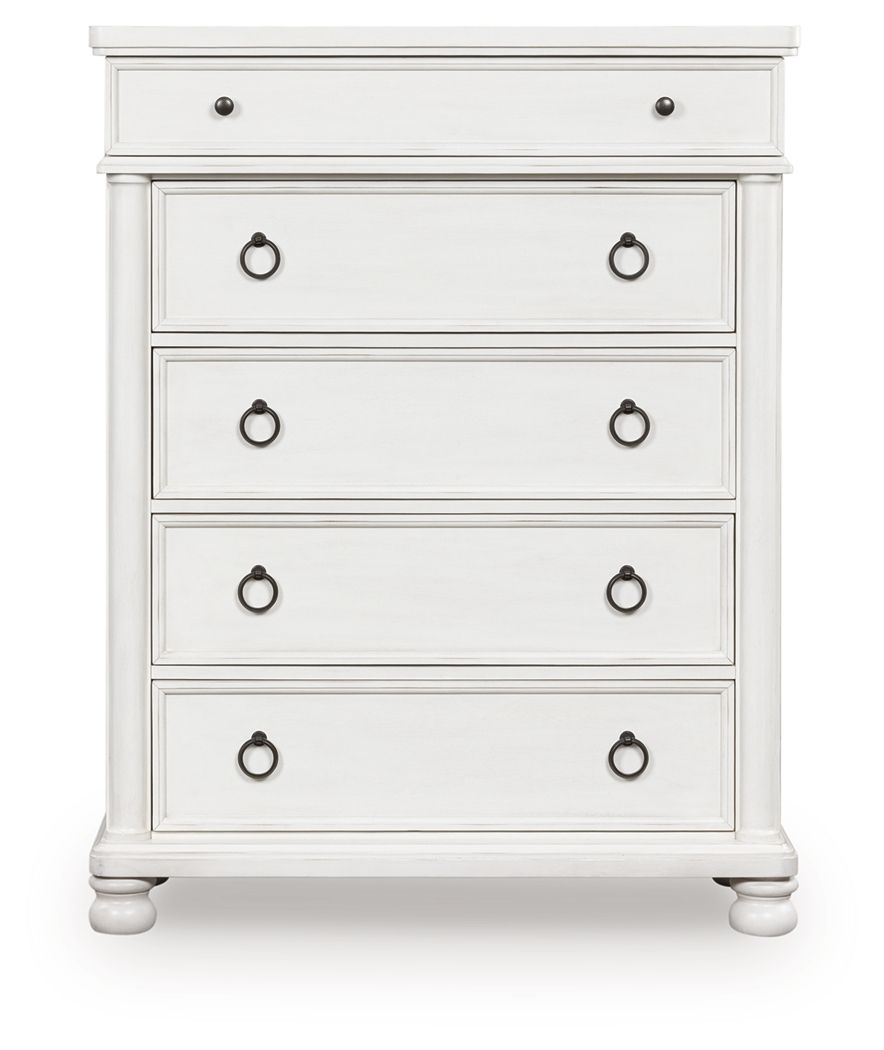 Rowlenstown - Five Drawer Chest - Hornell Furniture Outlet