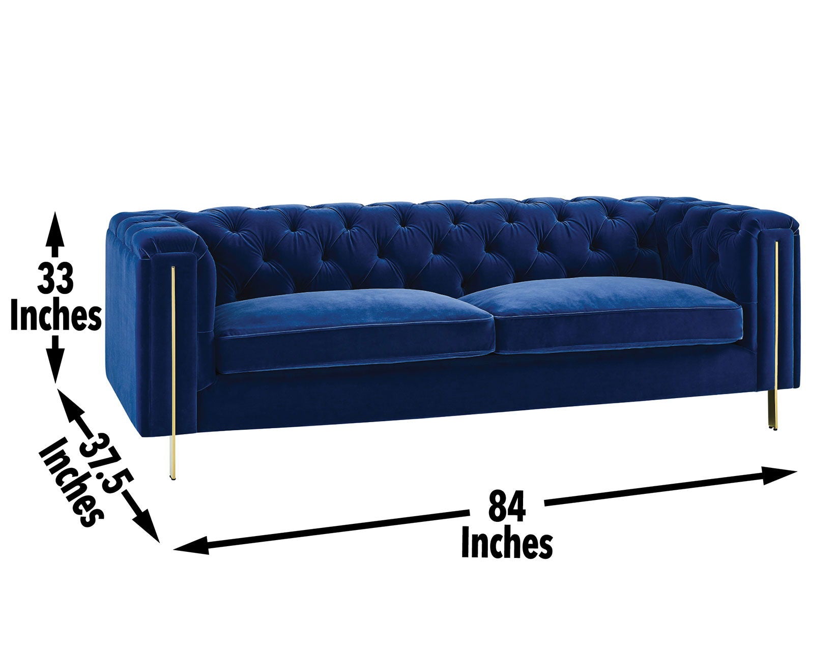 Charlene - Velvet Sofa And Loveseat - Hornell Furniture Outlet