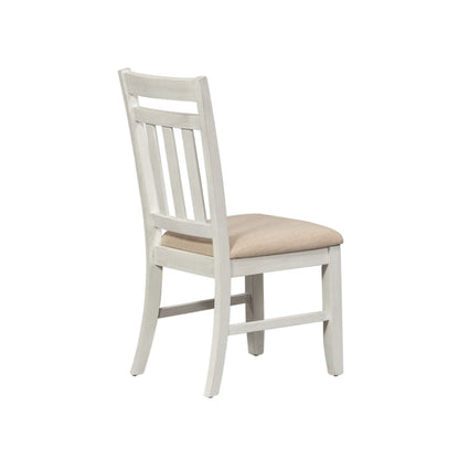 Summerville - Slat Back Side Chair - White - Hornell Furniture Outlet