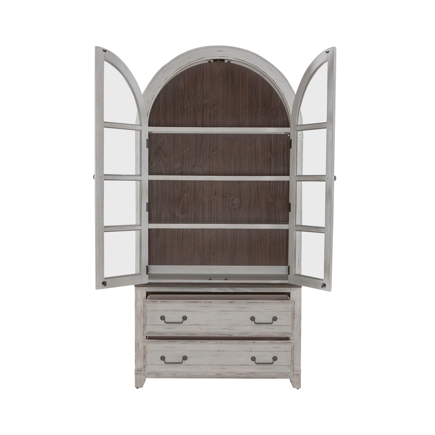 River Place - Curio Cabinet - White - Hornell Furniture Outlet