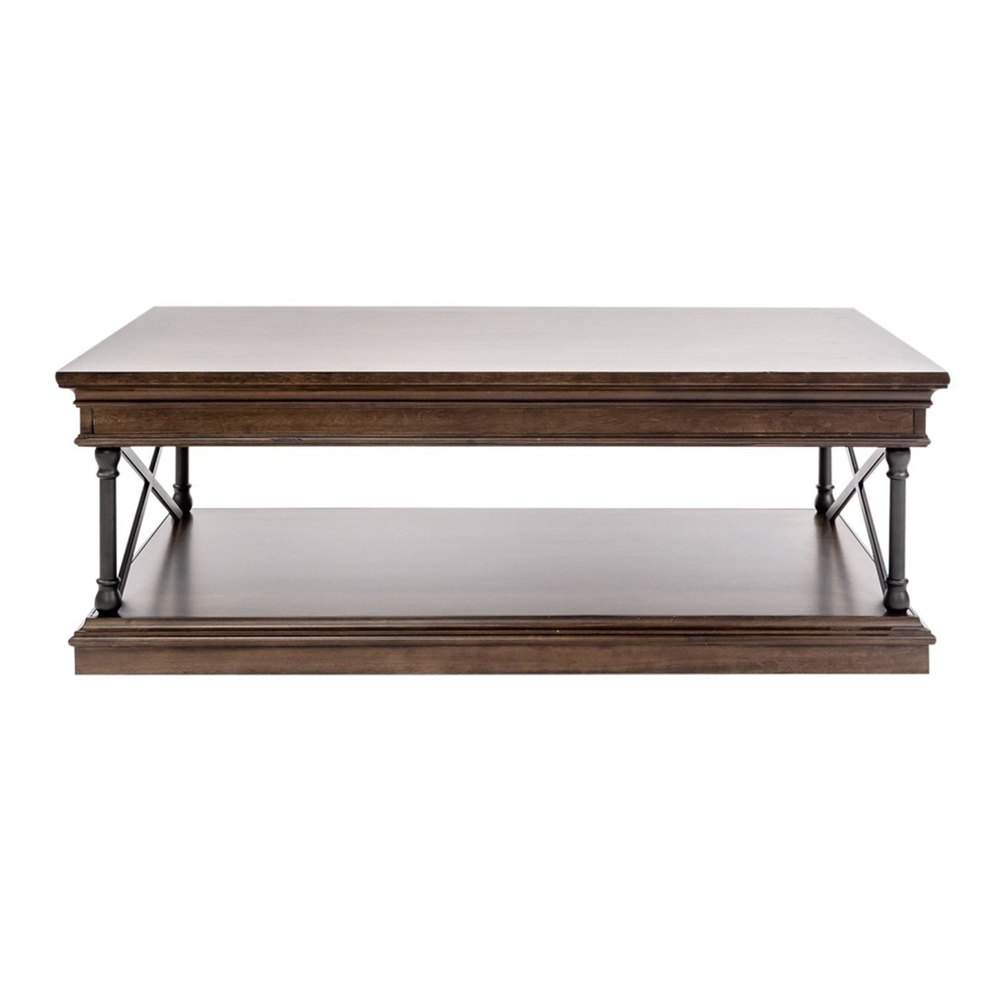Tribeca - Rectangular Cocktail Table - Dark Brown - Hornell Furniture Outlet