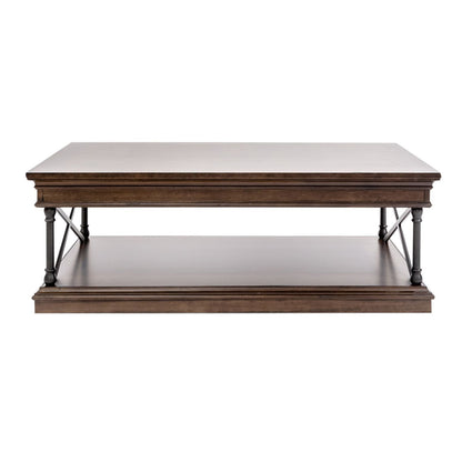 Tribeca - Rectangular Cocktail Table - Dark Brown - Hornell Furniture Outlet