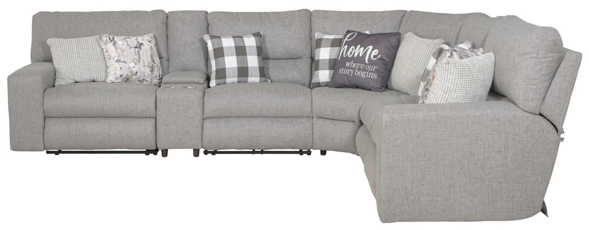 Rockport - Reclining Sectional - Hornell Furniture Outlet