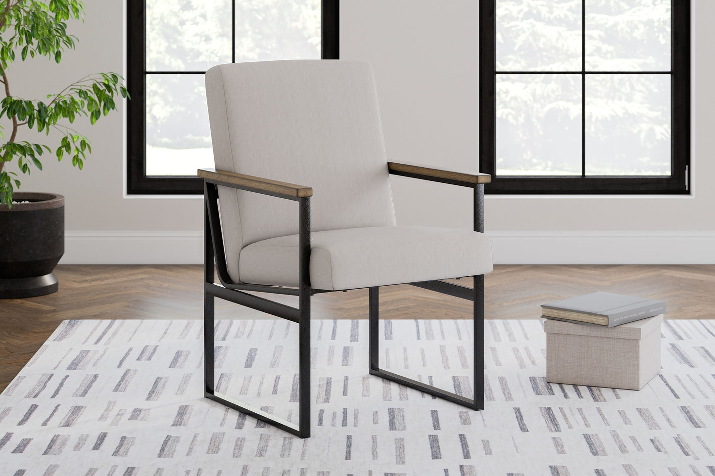 Montia - Light Brown - Home Office Desk Chair - Hornell Furniture Outlet