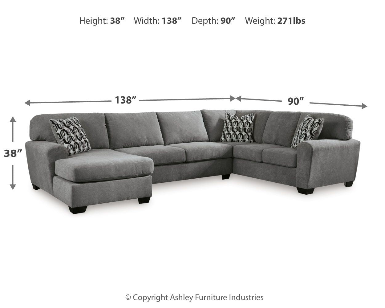 Birkdale Court - Sectional - Hornell Furniture Outlet