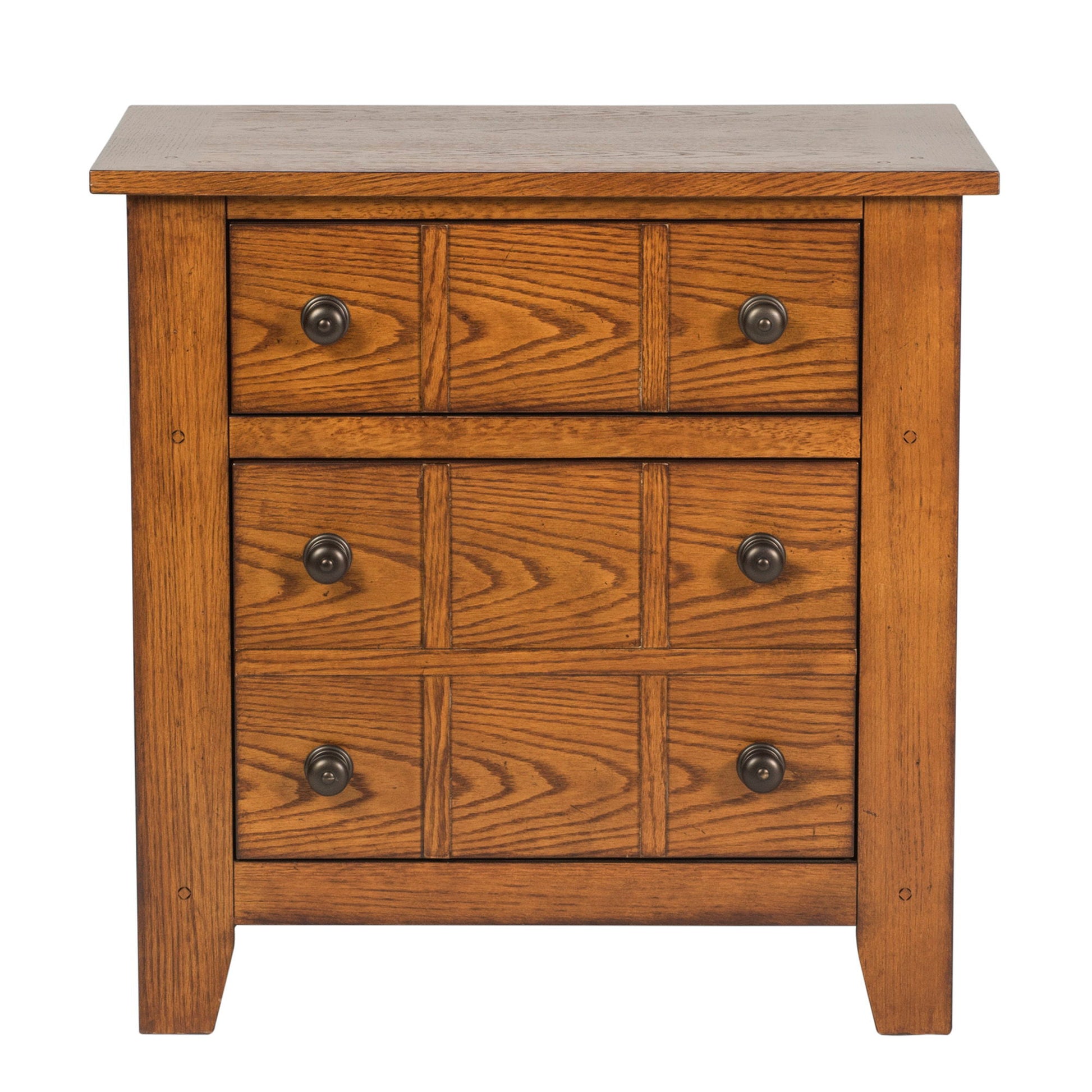 Grandpas Cabin - Nightstand - Light Brown - Hornell Furniture Outlet