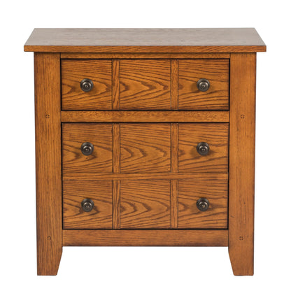 Grandpas Cabin - Nightstand - Light Brown - Hornell Furniture Outlet