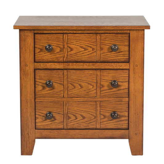 Grandpas Cabin - Nightstand - Light Brown - Hornell Furniture Outlet