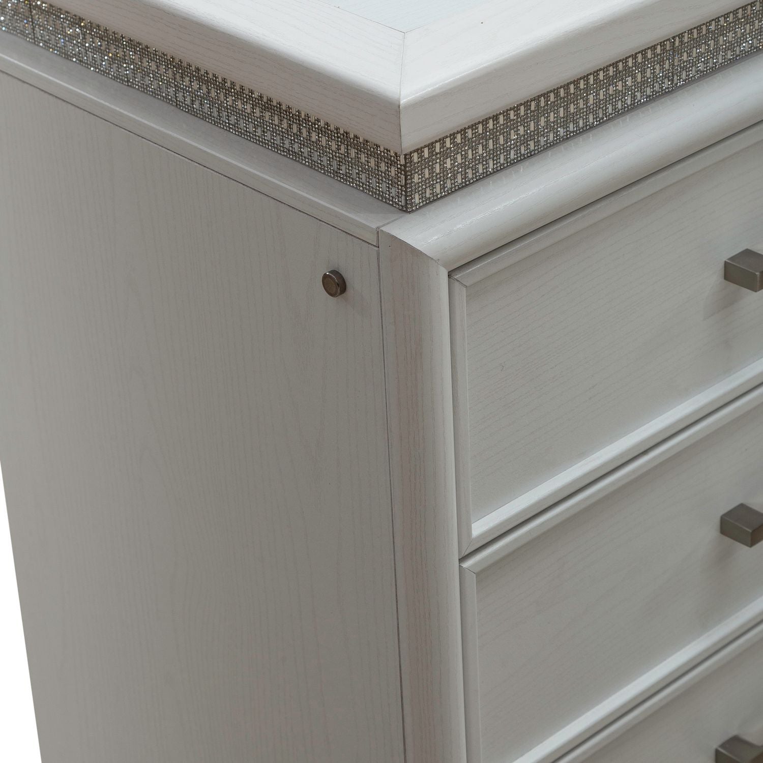 Reflections - 6 Drawer Dresser With Lights - White - Hornell Furniture Outlet