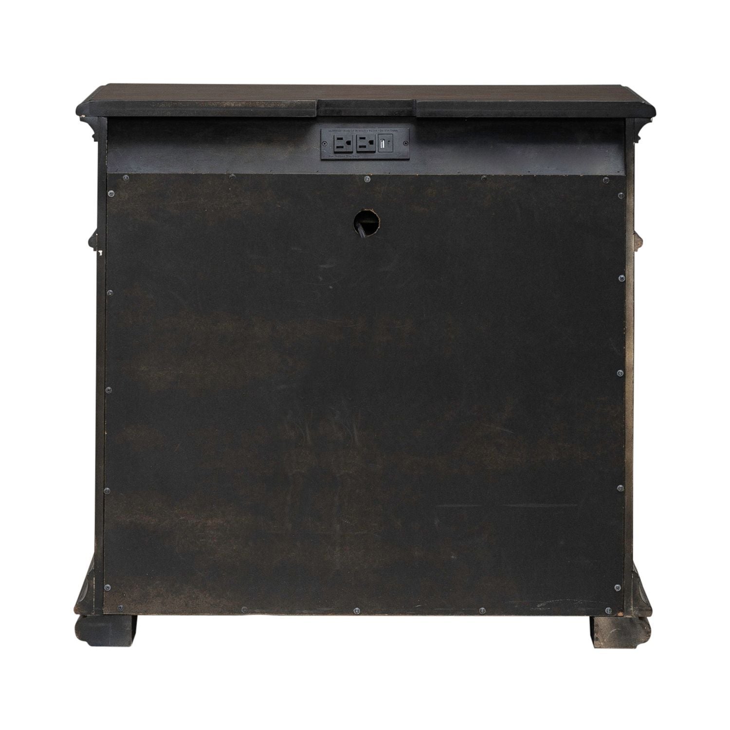Provence Park - Nightstand With Charging Station - Brown - Hornell Furniture Outlet