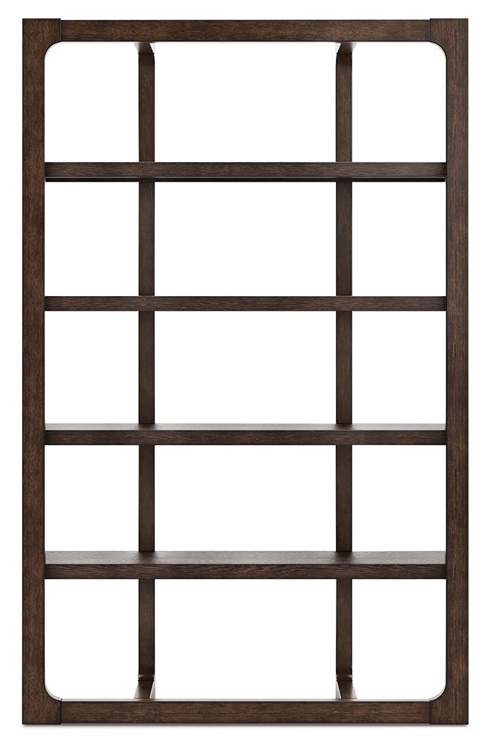 Breckington - Dark Brown - Bookcase - Hornell Furniture Outlet