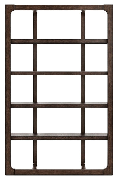 Breckington - Dark Brown - Bookcase - Hornell Furniture Outlet