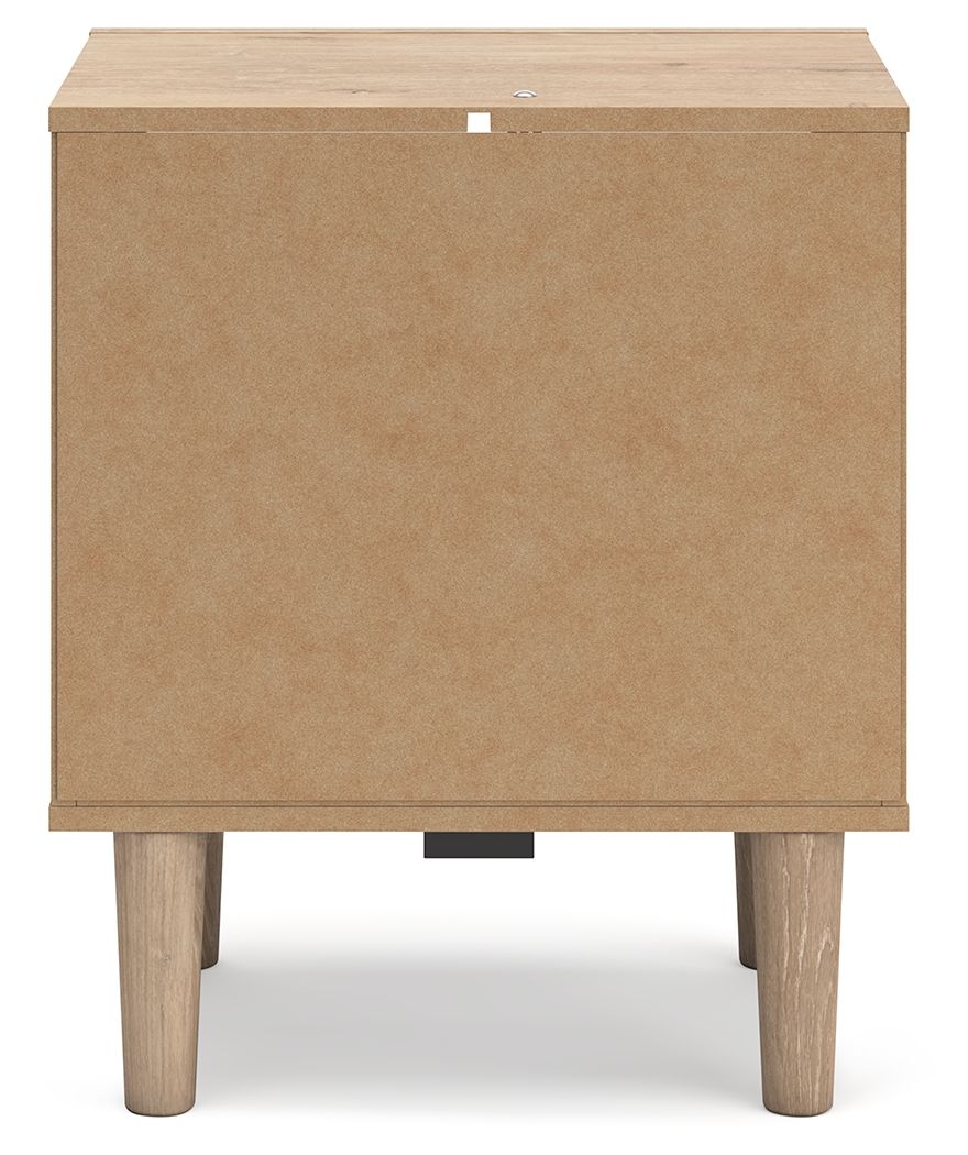 Cielden - Two - Tone - One Drawer Night Stand - Hornell Furniture Outlet