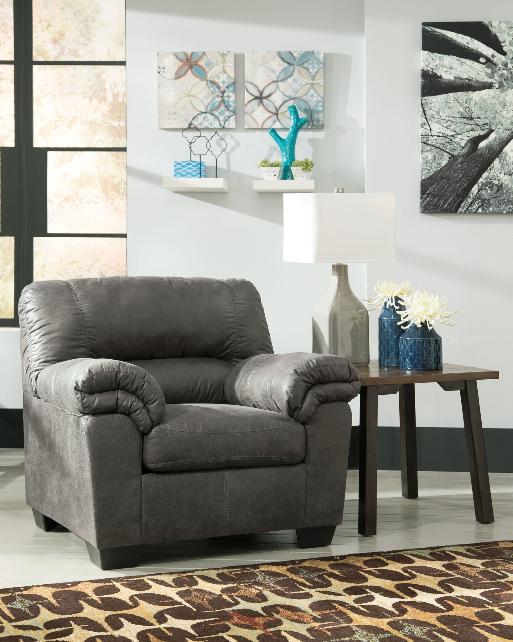Bladen - Chair, Ottoman - Hornell Furniture Outlet