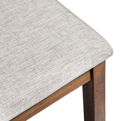 Santa Rosa - Upholstered Dining Bench - Light Brown - Hornell Furniture Outlet