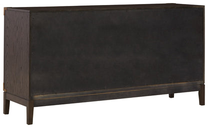 Burkhaus - Dark Brown - Dining Room Server - Hornell Furniture Outlet