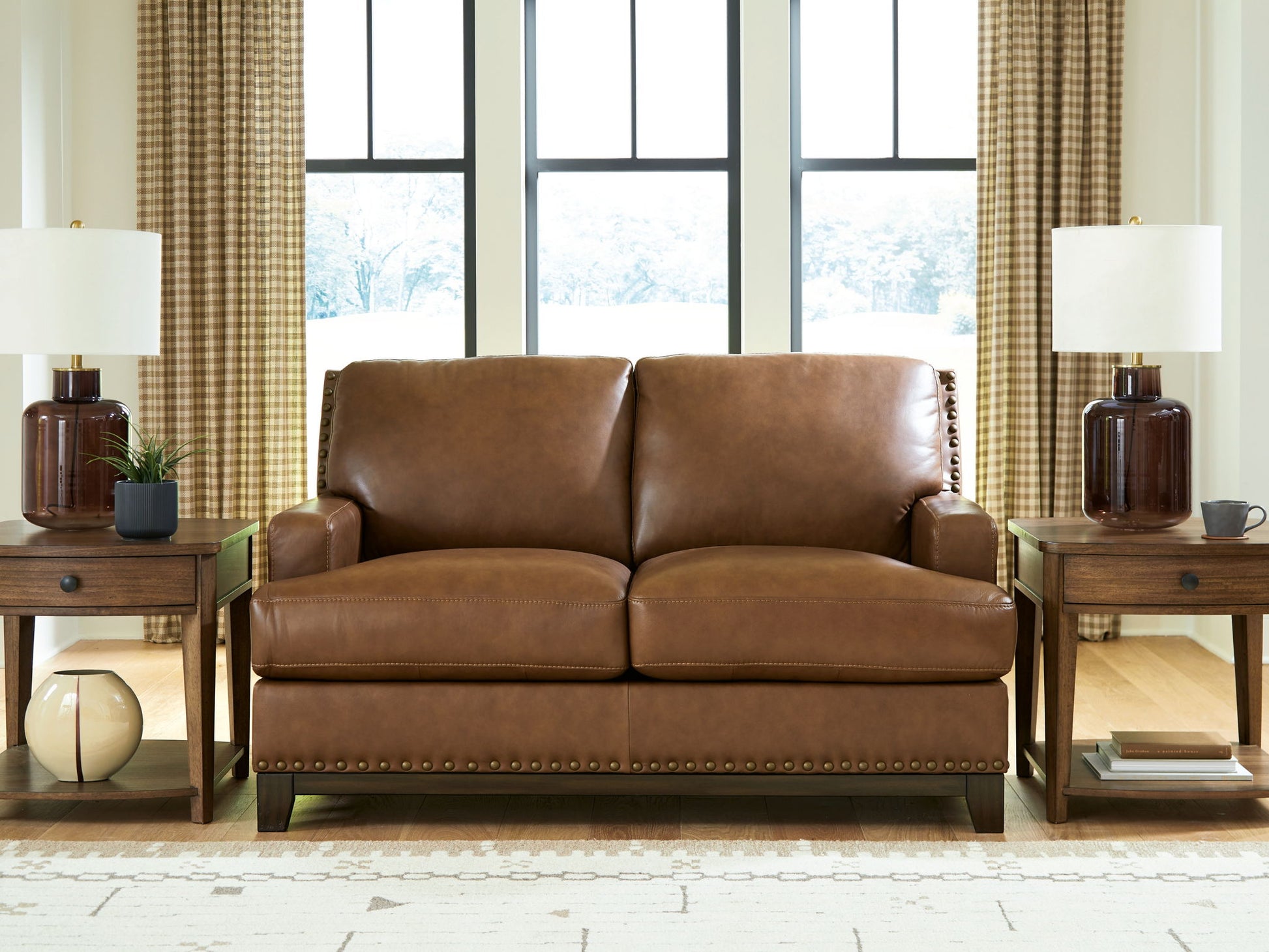 Saonara - Loveseat - Amber - Hornell Furniture Outlet