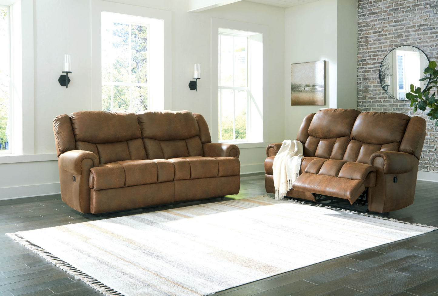 Boothbay - Reclining Living Room Set - Hornell Furniture Outlet