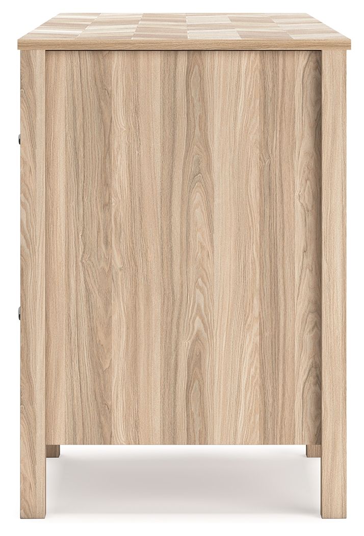 Battelle - Tan - Home Office Desk - Hornell Furniture Outlet
