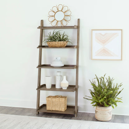 Americana Farmhouse - Leaning Pier Bookcase - Light Brown - Hornell Furniture Outlet