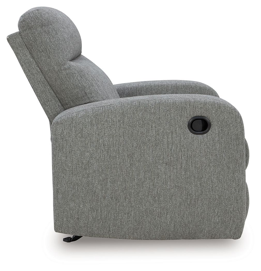 Gauntlet - Sterling - Rocker Recliner - Hornell Furniture Outlet