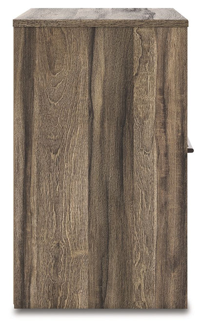 Elbrim - Brown - One Drawer Night Stand - Hornell Furniture Outlet