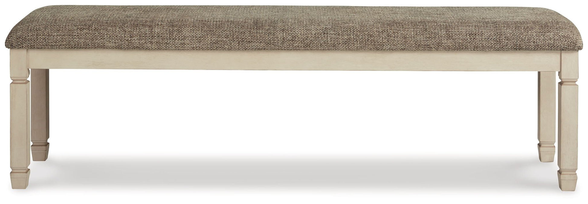 Bolanburg - Extra Large UPH DRM Bench - Brown / Beige - Hornell Furniture Outlet
