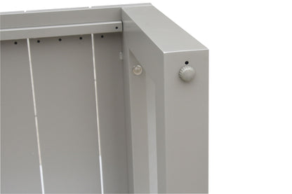 Dalilah - Patio Square End Table - Gray - Hornell Furniture Outlet