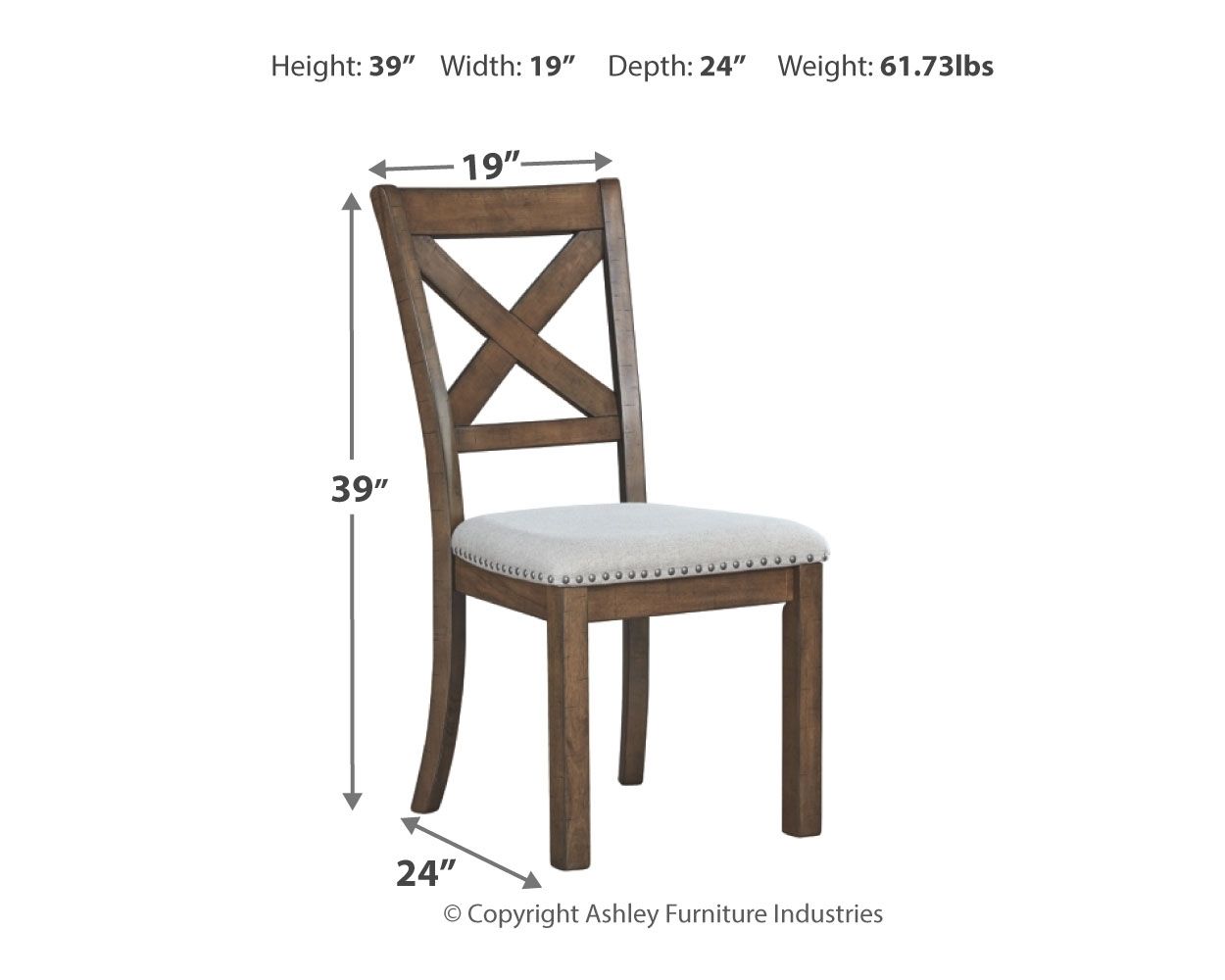 Moriville - Beige - Dining UPH Side Chair (Set of 2) - Hornell Furniture Outlet