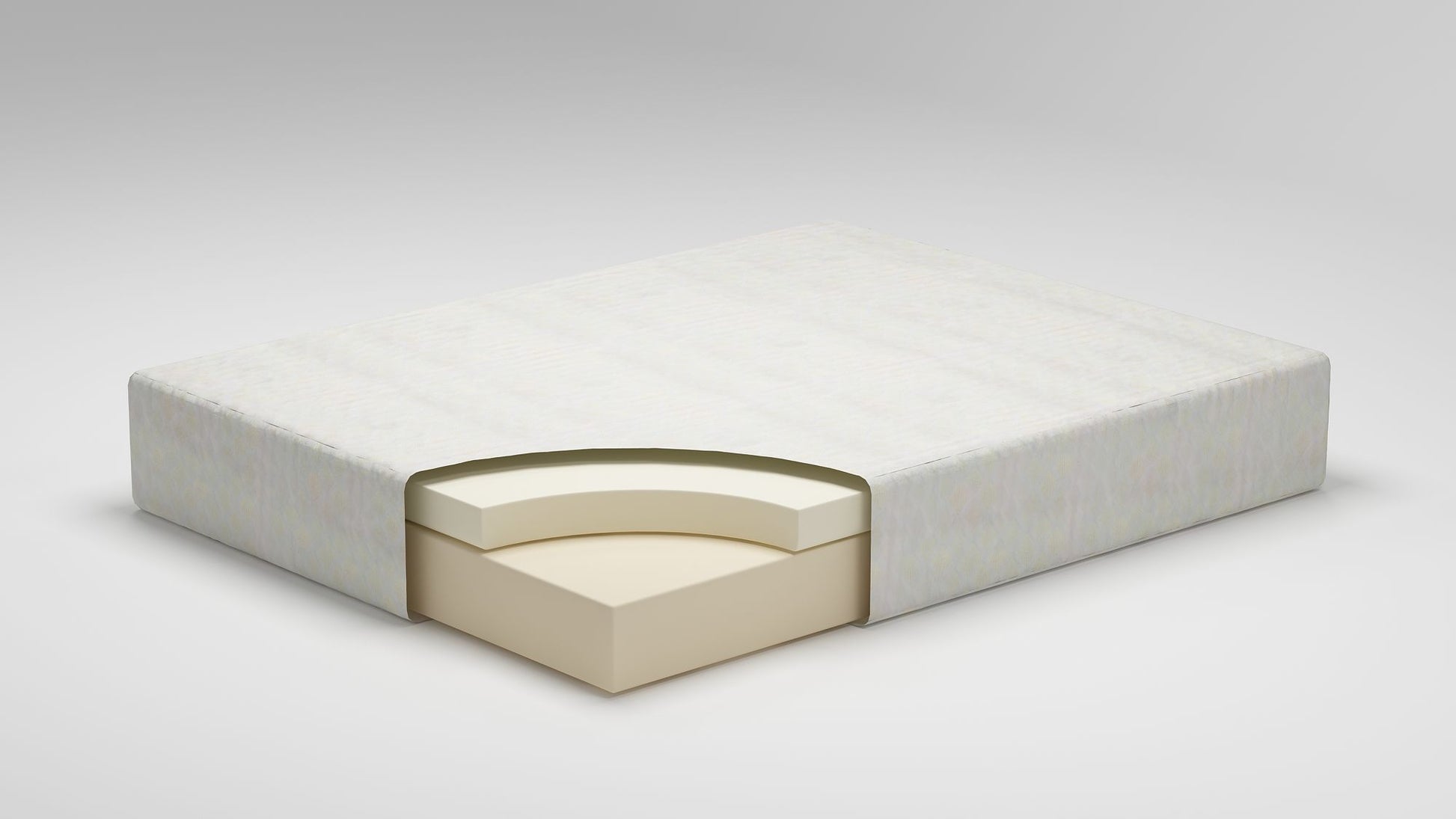 Chime 12 Inch Memory Foam - White - California King Mattress - 12 - inch - Hornell Furniture Outlet