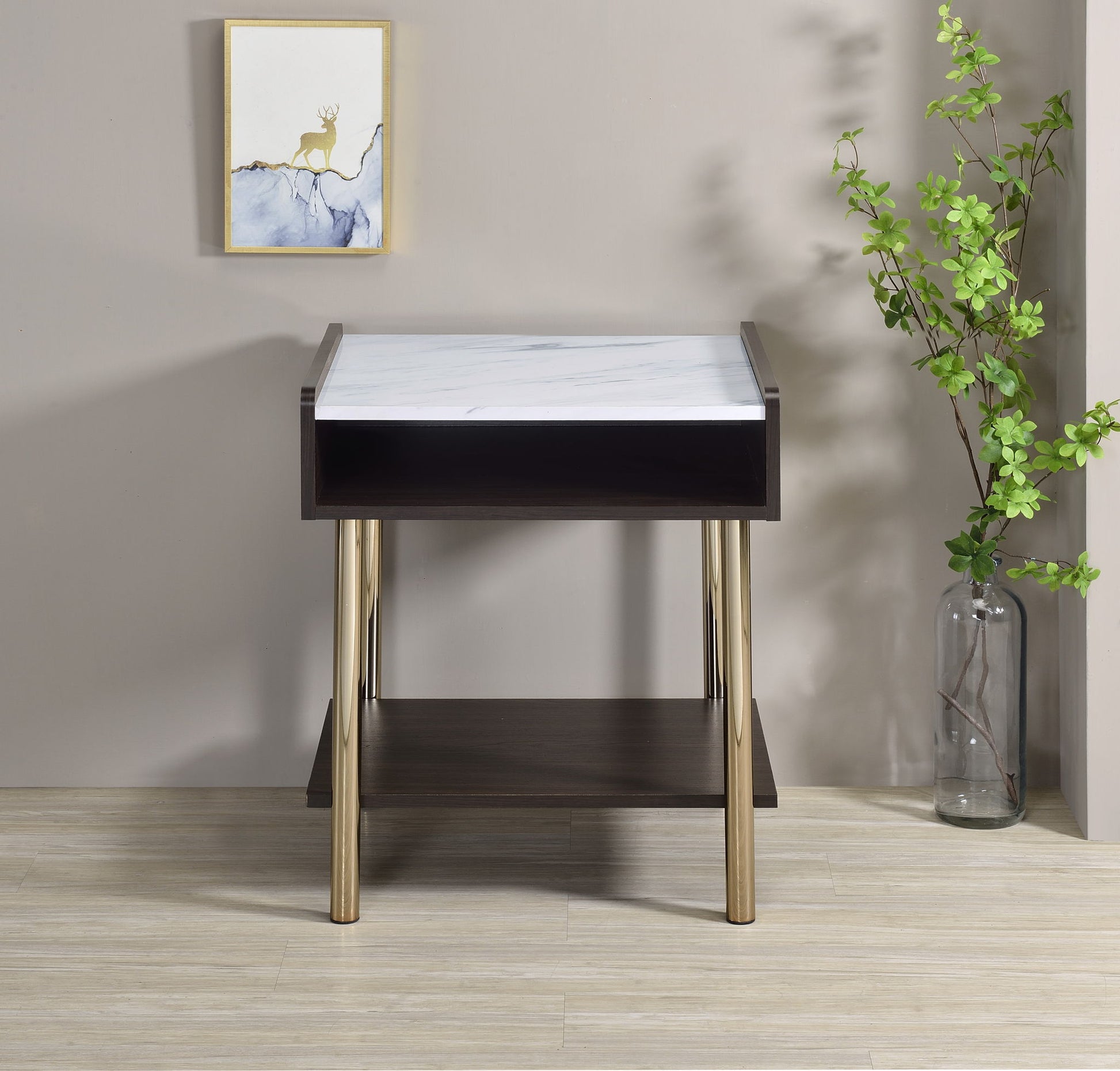 Carrie - End Table - Brown - Hornell Furniture Outlet